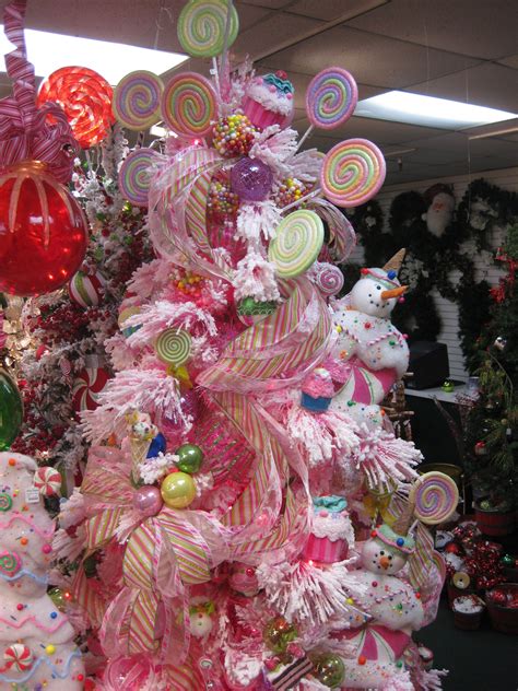 Candy Christmas Tree For Beach House Candy Christmas Tree Pink