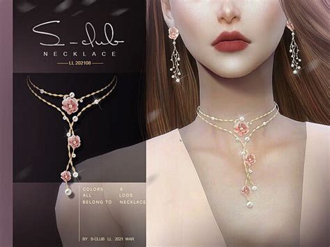 Ll Necklace 202108 By S Club From Tsr • Sims 4 Downloads