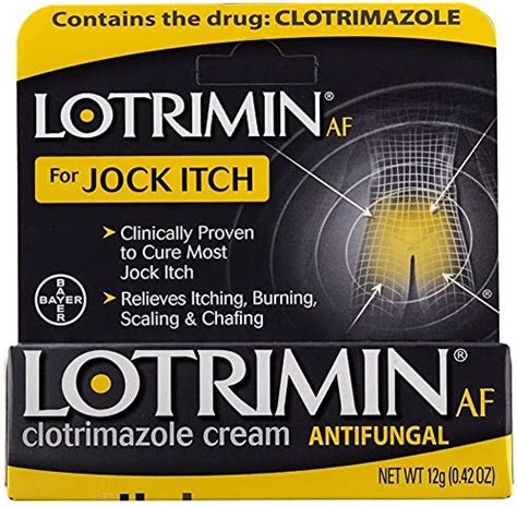 Buy Lotrimin AF Jock Itch Antifungal Cream Clotrimazole 1 Clinically