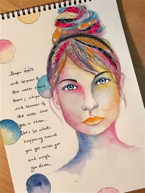Journey Of Self Discovery By Teresa Low Art Art Journal Drawing