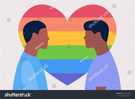 Lgbtq Couple Love Concept Vector Illustration Stock Vector Royalty Free 1960242892 Shutterstock