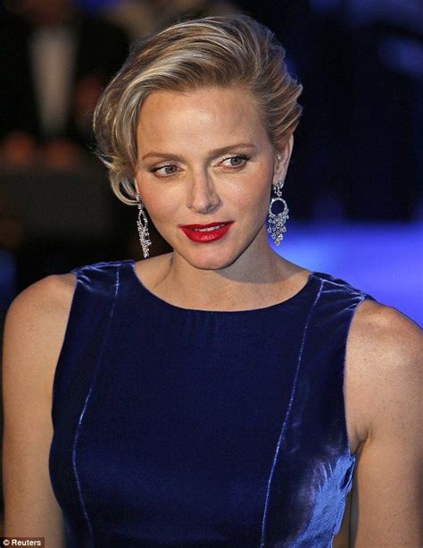 Princess Charlene Of Monaco Stuns In A Breathtaking Blue Velvet Gown Princess Charlene Monaco