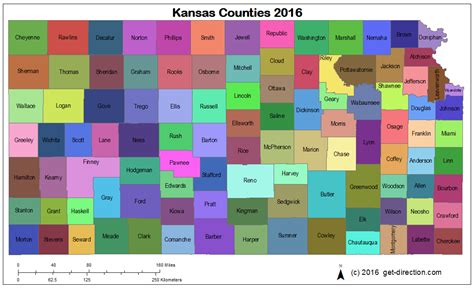 Map Of Kansas Counties