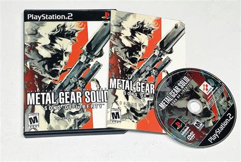 Metal Gear Solid 2 Sons Of Liberty Playstation 2 Game For Sale