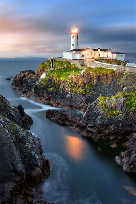 Fanad Head Lighthouse Lighthouse Donegal Ireland Landscape