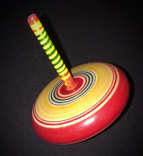 Wooden Spinning Top Toy Mywoodentoys