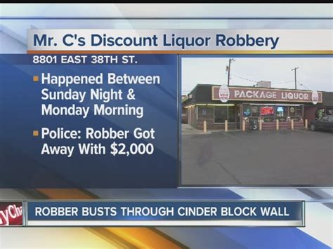 Thief Breaks Through Wall To Rob Liquor Store