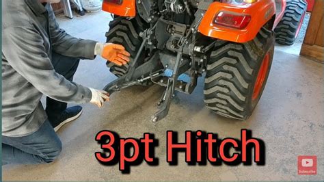 Kubota Bx Series 3pt Hitch Installation And Removal Storage Youtube