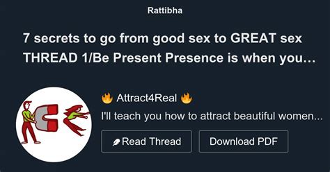 7 Secrets To Go From Good Sex To Great Sex Thread المسلسل من 🔥