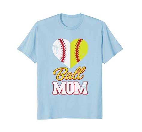 Funny Softball Mom T Shirt Ball Mom Softball Baseball Tee Alottee T