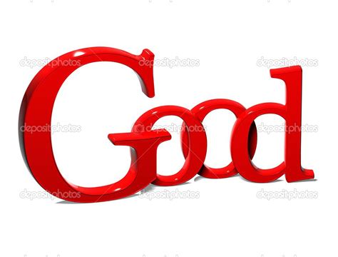 3d Word Good On White Background — Stock Photo © Curiosotravel