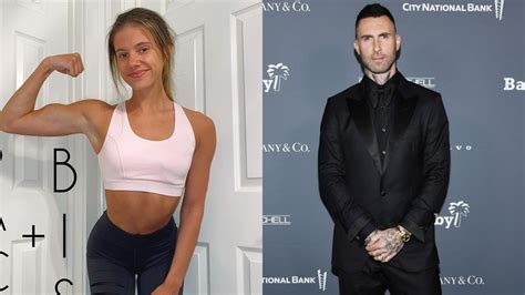 Who Is Ashley Russell Fitness Model Claim Adam Levine Sent Her Flirty Messages Term Beamer