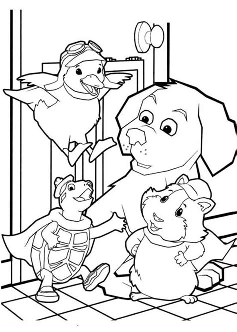 Wonder Pets Print Out Coloring Page