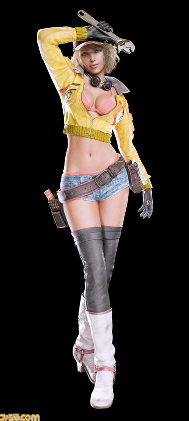 Safebooru Girl D Belt Boots Breasts Cidney Aurum Cleavage Cropped Jacket Final Fantasy Final
