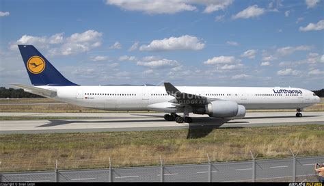 D Aihy Lufthansa Airbus A340 600 At Frankfurt Photo Id 1222870