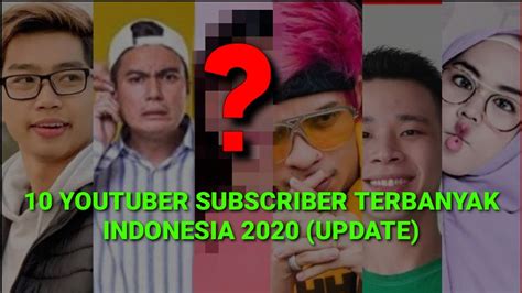 10 Youtuber Paling Banyak Subscriber Dan Penghasilan Indonesia 2020