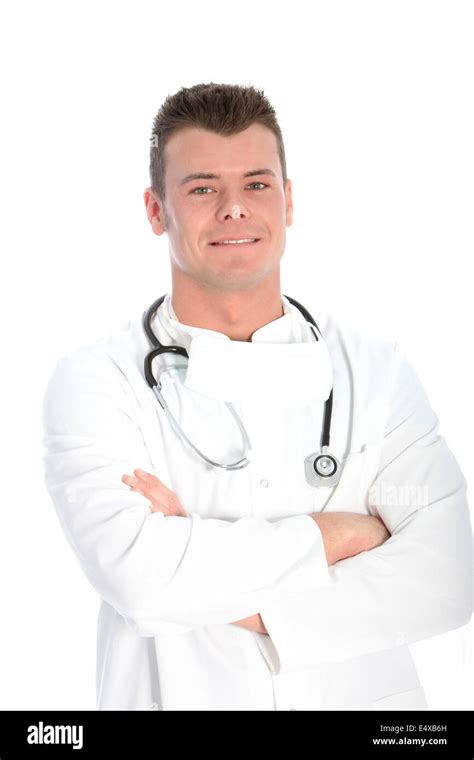 Confident Male Doctor Stock Photo Alamy