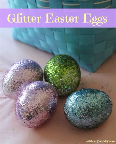 Easter Craft For Kids Glitter Easter Eggs Celeb Baby Laundry