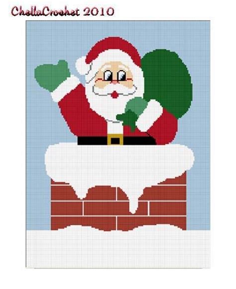 Santa Graph Christmas Stocking Patterns Charts Graphs Pinterest
