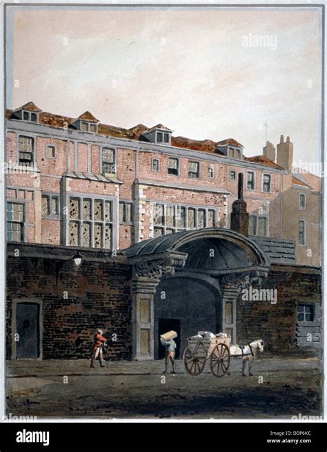 Gateway Of Winchester Place London 1820 Artist George Shepherd