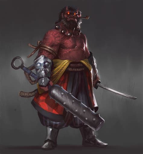 Oni Josh Corpuz Concept Art Characters Oni Character Oni Demon