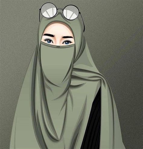 19 Gambar Kartun Bercadar Muslimah Paling Top Kiamedia