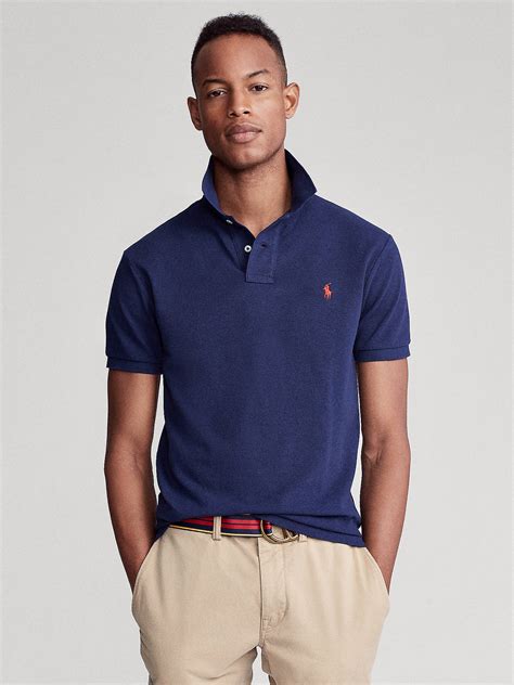 Polo Ralph Lauren Slim Fit Mesh Polo Shirt At John Lewis And Partners