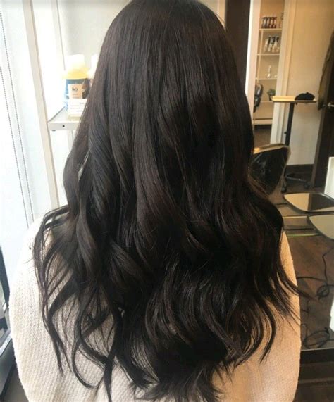 Brown Almost Black All Over Micro Loop Hair Extensions Remy Human Hair