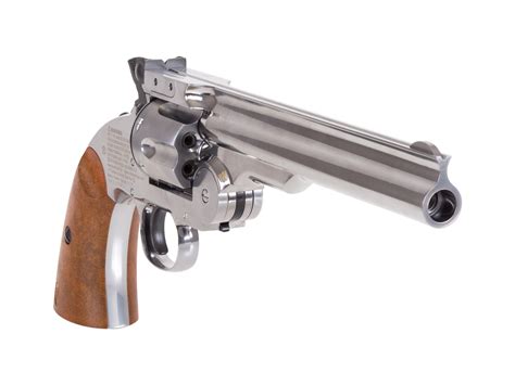 Barra Schofield No 3 Nickel Co2 Bb Revolver Full Metal Air Gun