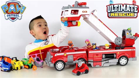 Paw Patrol Ultimate Rescue Marshall Fire Truck Vehicle Figure Lupon