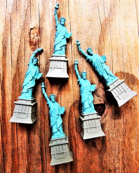 Miniature Statue Of Liberty Figures Figurine Diorama Fairy Etsy