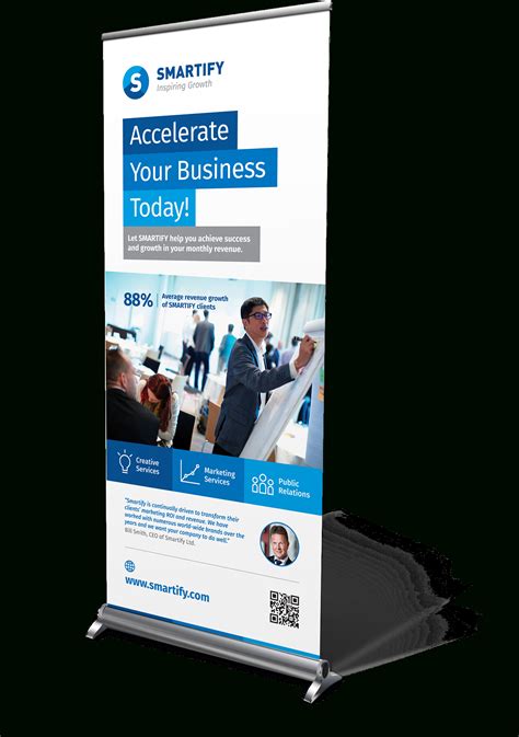 Corporate Business Roll Up Banners Template For Download Regarding