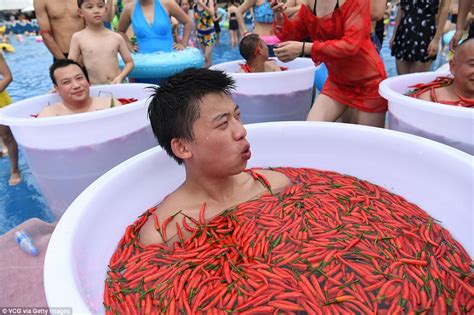 Chinese Man Wins Chilli Eating Competition By Eating Of Them In One