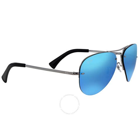 Ray Ban Blue Mirror Aviator Sunglasses Aviator Ray Ban Sunglasses