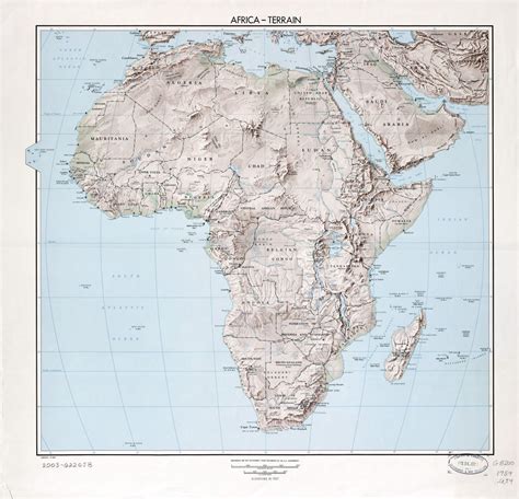 Gran Escala Del Mapa Político Detallada De África Con Alivio Marcas De Capitales Ciudades