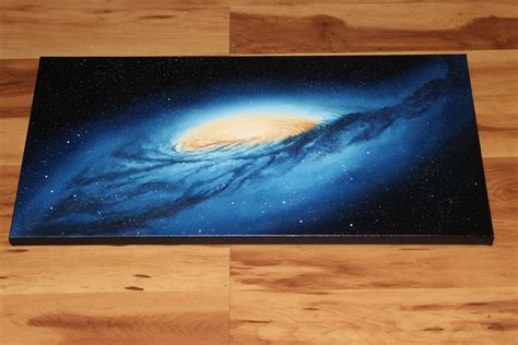 12x24 Original Oil Painting Andromeda Galaxy Nebula Etsy