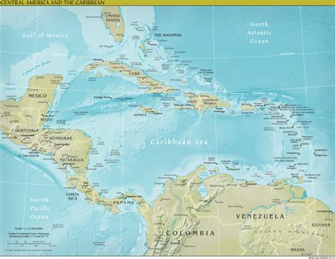 Mapa Ameriky Severnej Strednej A Južnej Naturalminevita