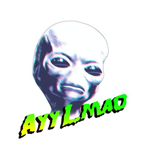 Ayy Lmao Typo Design Fictional Characters Trippy