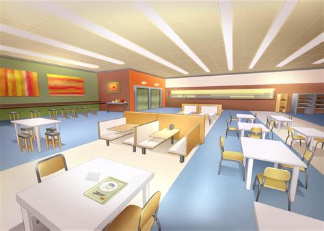 School Cafeteria Anime Background View Topic Maphen High School