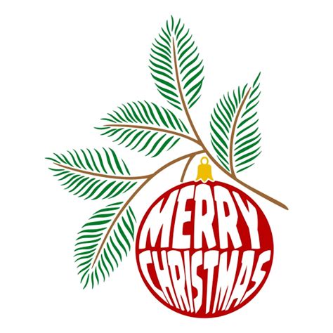 Download Merry Christmas Ornament Cuttable Design