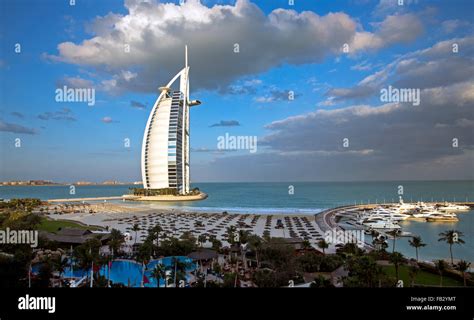 Jumeirah Beach Burj Al Arab Hotel Dubai United Arab Emirates Middle