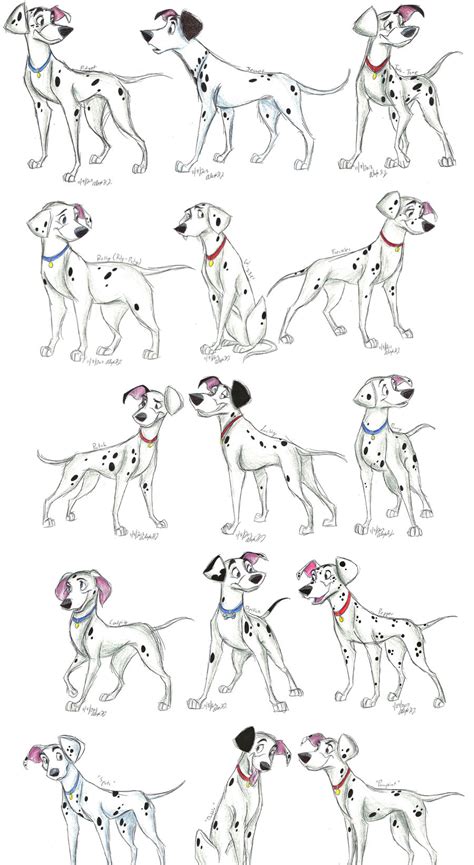 101 Dalmatians Grown Up Pups All By Stray Sketches On Deviantart