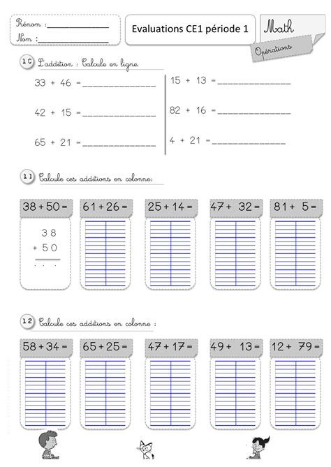 Use custom templates to tell the right story for your ce1 cycle2 evaluations corrigees la soustraction posee avec et sans retenue / les élèves pourront résoudre ces opérations même si vous n'avez pas. Évaluation Soustraction Posée Sans Retenue Ce1 - CE1 ...
