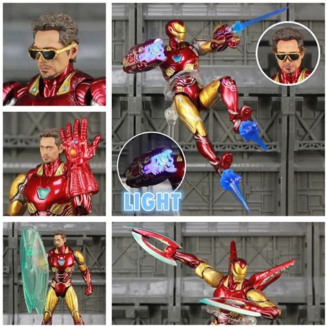 Marvel 2019 Avengers 4 Endgame Iron Man Mk85 6 Repainted Custom Action
