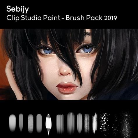 Free Brush Pack Clip Studio Paint By Sebijy On Deviantart Clip Studio