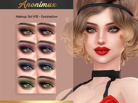 The Sims Resource Makeup Set N12 Eyeshadow