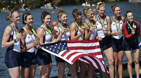 Us Rowing Womens Eight Wins Third Straight Olympic Gold Si Kids