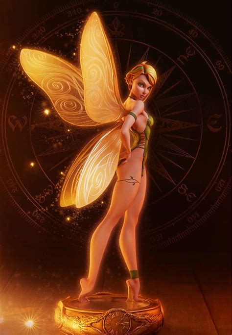 Tinkerbell Stl Nsfw Character Peter Pan Fairy Character Digital File