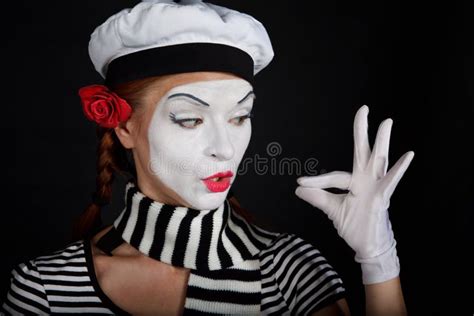 Portrait Of Mime Stock Photo Image Of Mask Emotion 11570956