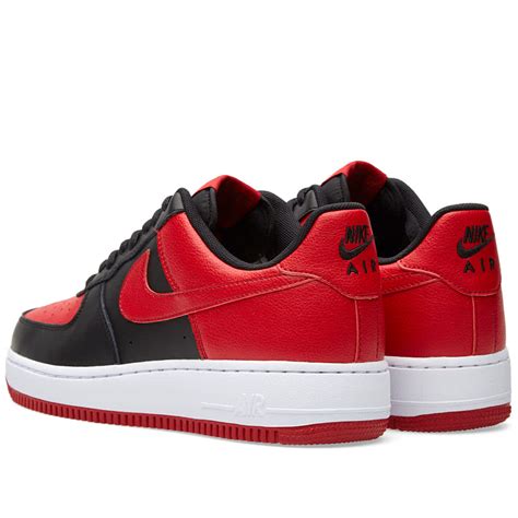 Nike Air Force 1 Black Gym Red And White End Uk